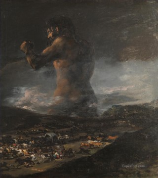 Francisco goya Painting - El Coloso Francisco de Goya